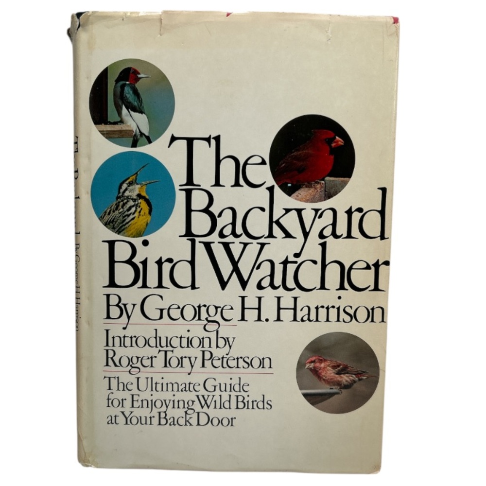 💕 The Backyard Bird Watcher Vintage Hardcover Book By George H. Harrison
